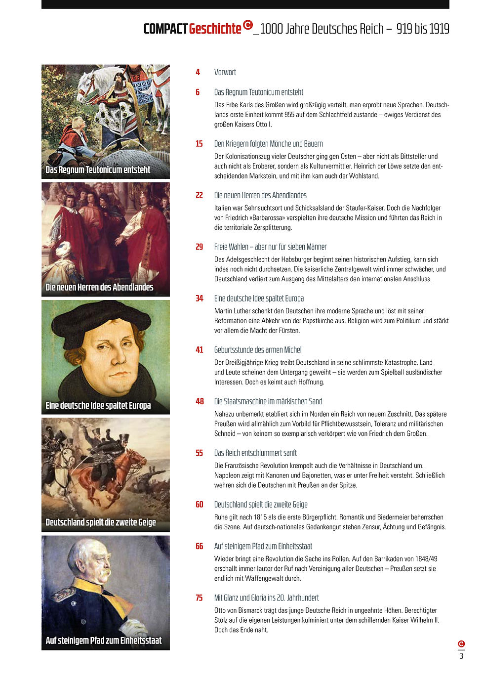 Miniaturbild: COMPACT-Geschichte 1: 1000 Jahre Deutsches Reich
