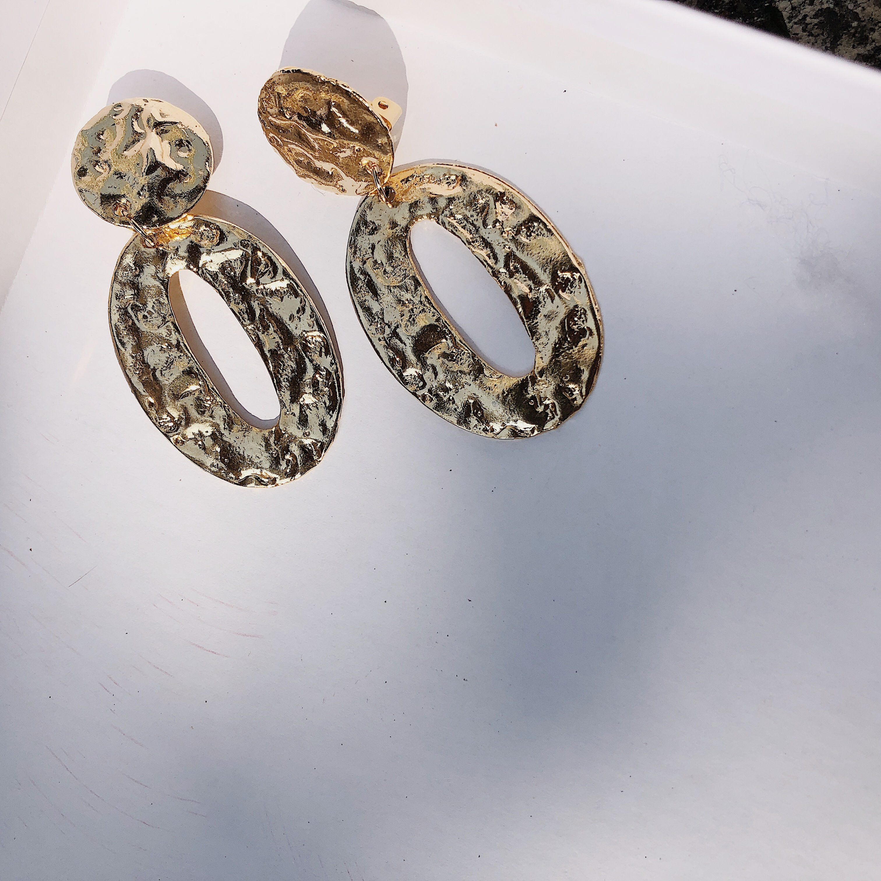 Gold Statement Earrings