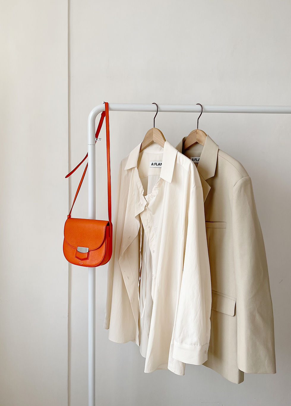 Thumbnail: Belted Shirt Dress in Beige