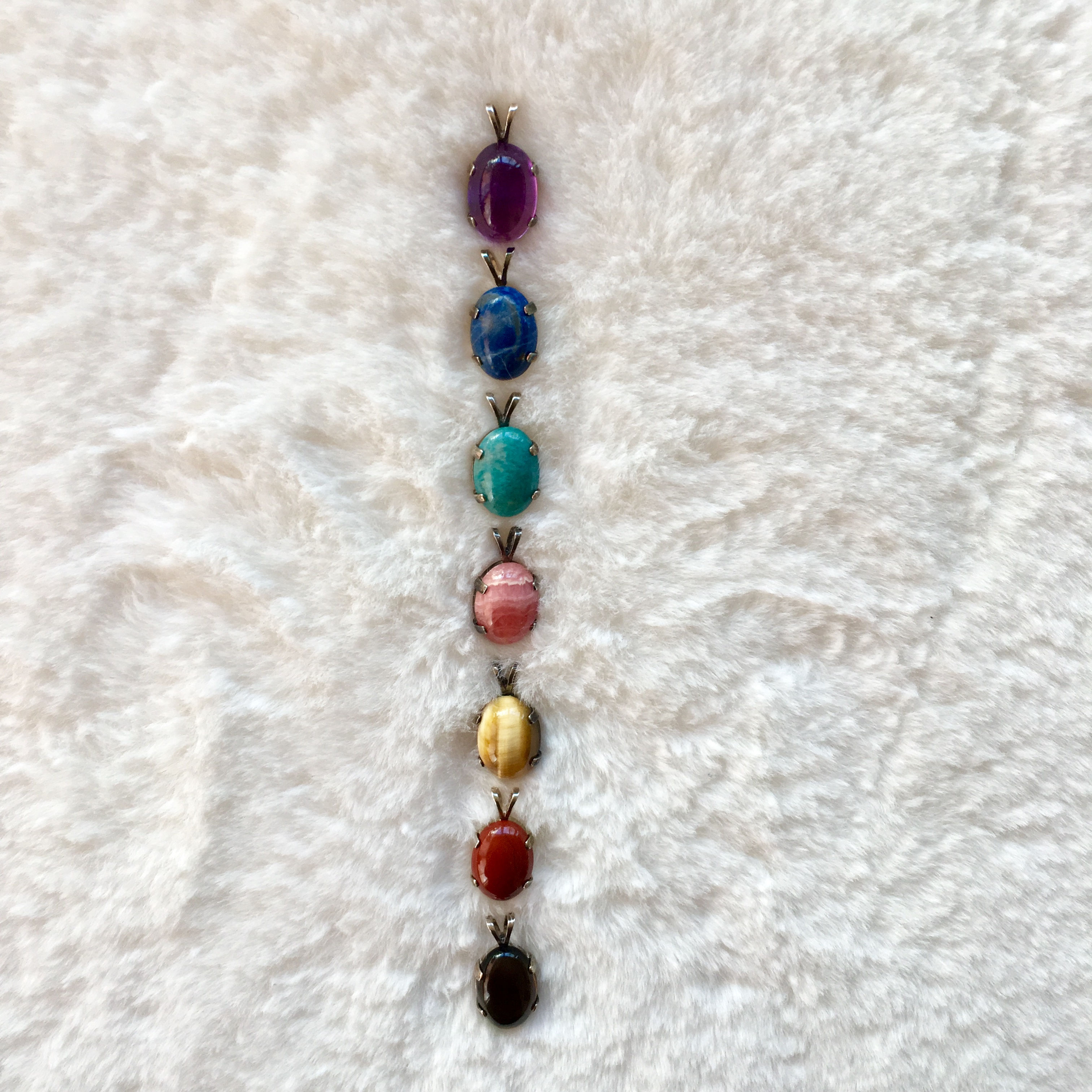 7 Chakra Pendant Balancing Set