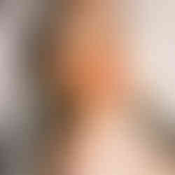 Close up portrait of woman with red lipstick