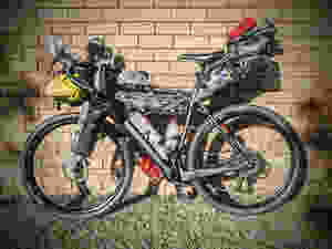 Craig Johnston's Bombtrack ready to race...