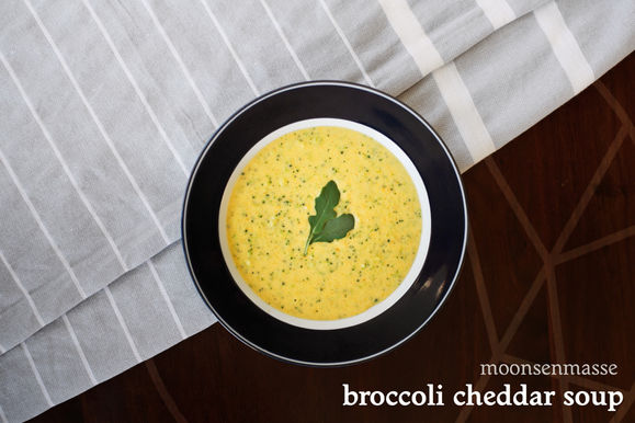 recipe no. 3: broccoli cheddar soup
