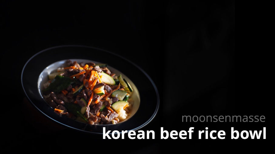 recipe no. 11: korean beef rice bowl