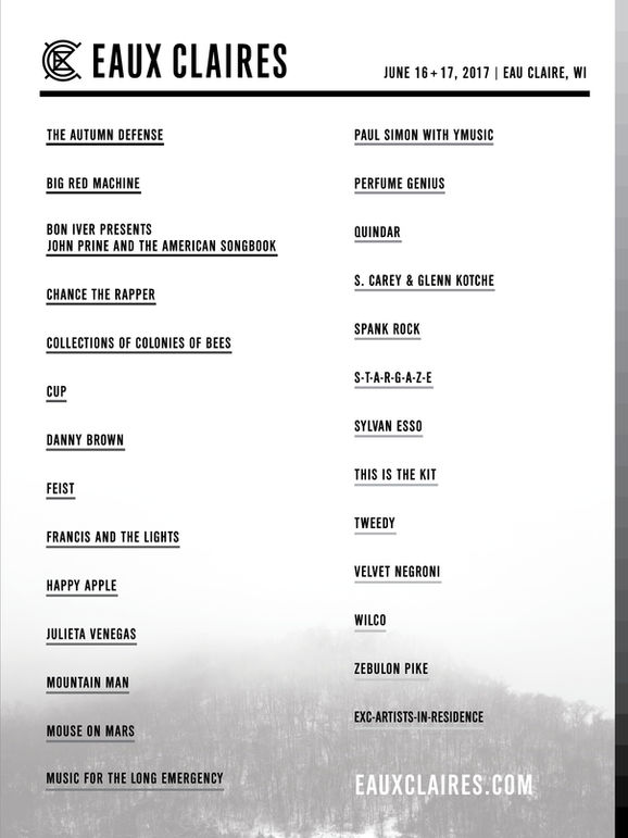 we are going to the eaux claires!