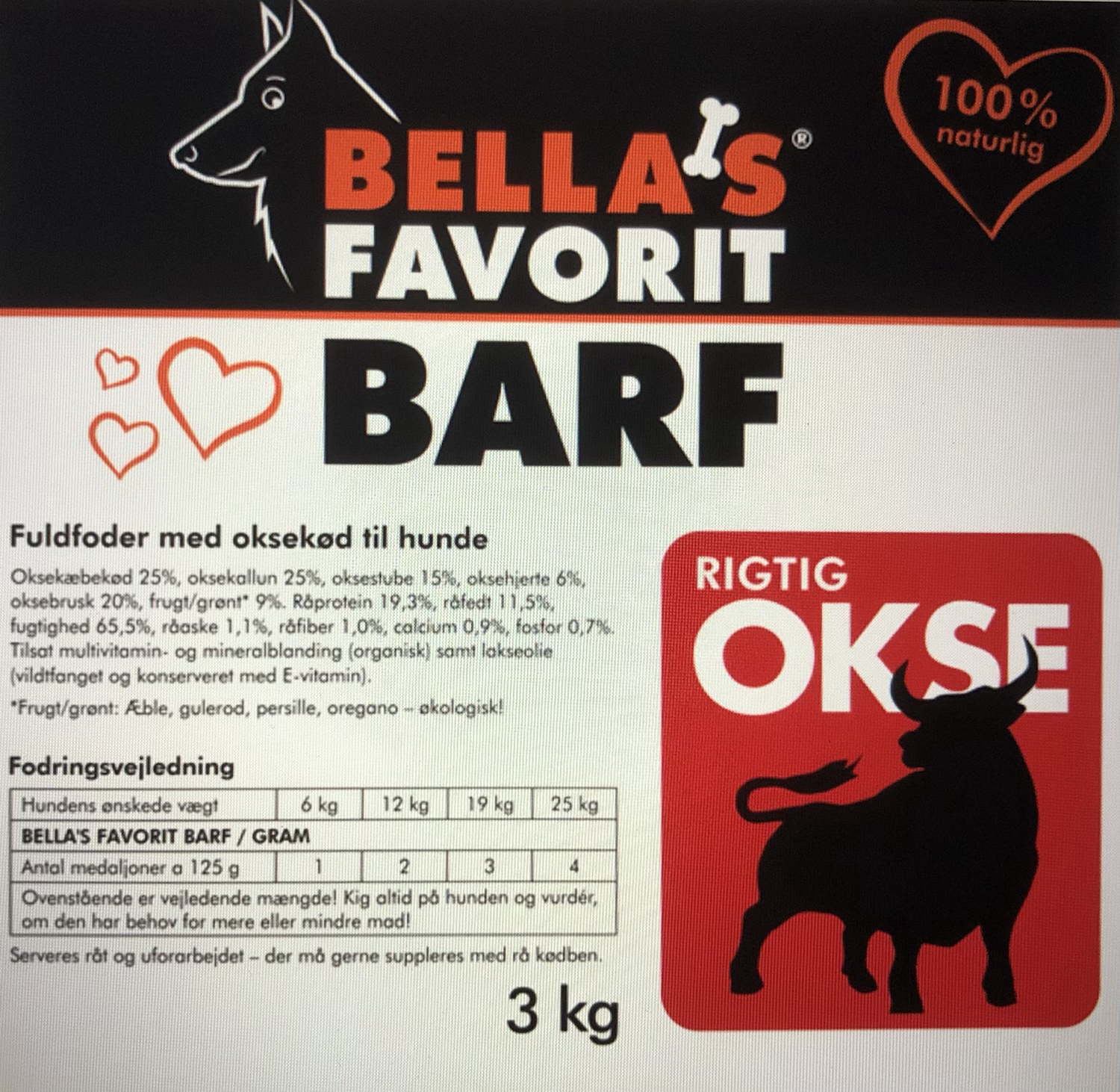 Bella’s favorit Rigtig okse