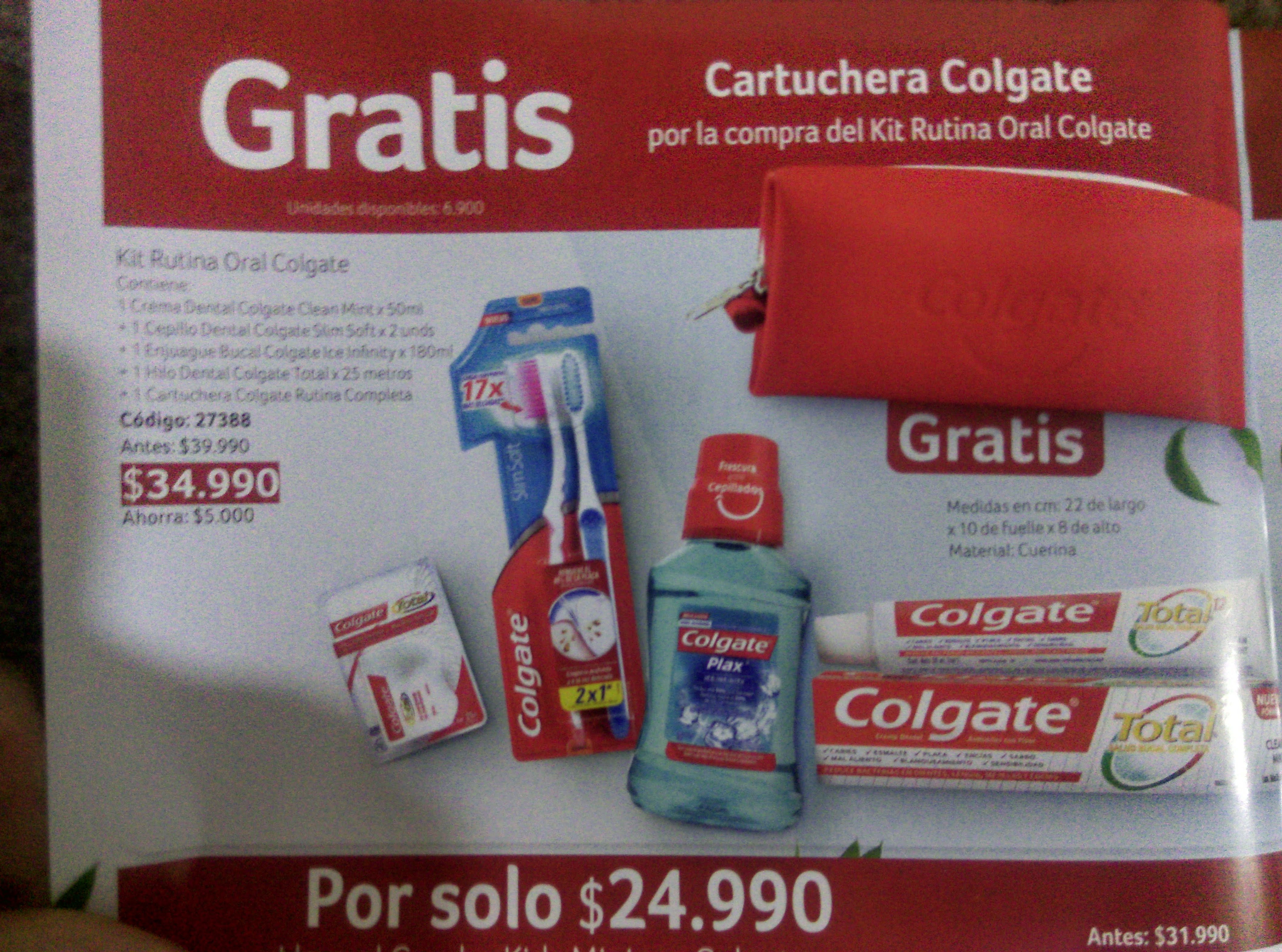 Colgate Kit ciudado Oral