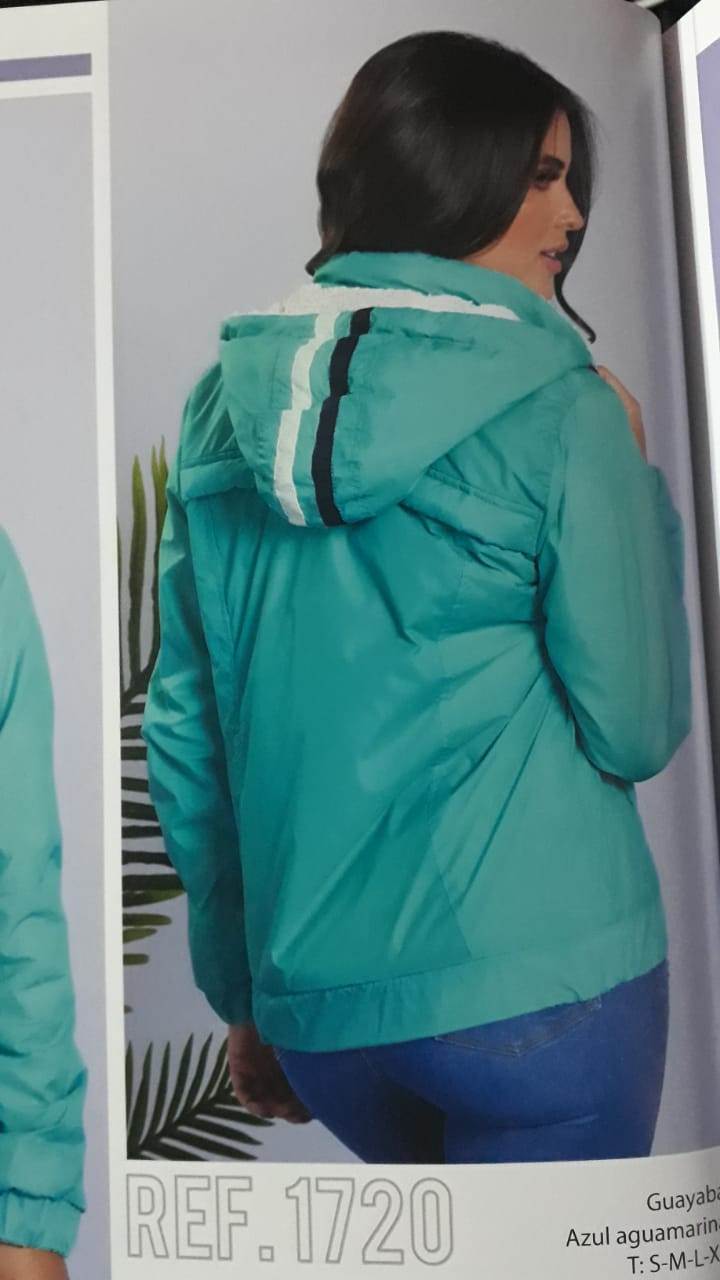 Miniatura: Chaqueta perchada para dama