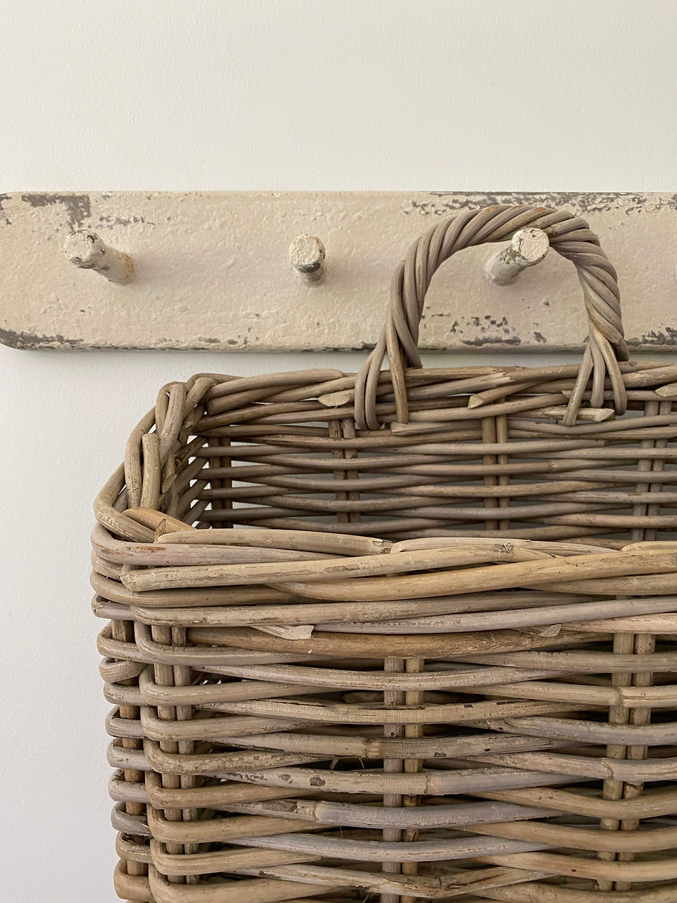 Thumbnail: Wicker Hanging Basket Small