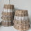 Thumbnail: Rustic Wicker Rattan White Wash Lampshade 20 cm 