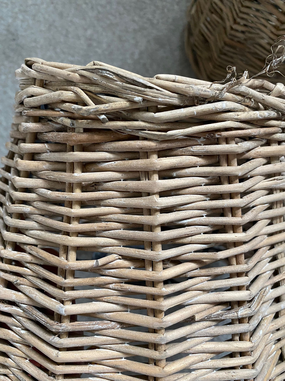 Thumbnail: Wicker Rattan Lampshade 23cm SECONDS