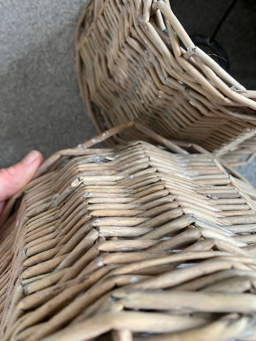Thumbnail: Wicker Rattan Lampshade 23cm SECONDS