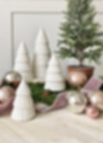 Thumbnail: Matt White Ceramic Tree Medium 12cm