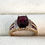 Thumbnail: Vintage Exclusive Garnet Ring