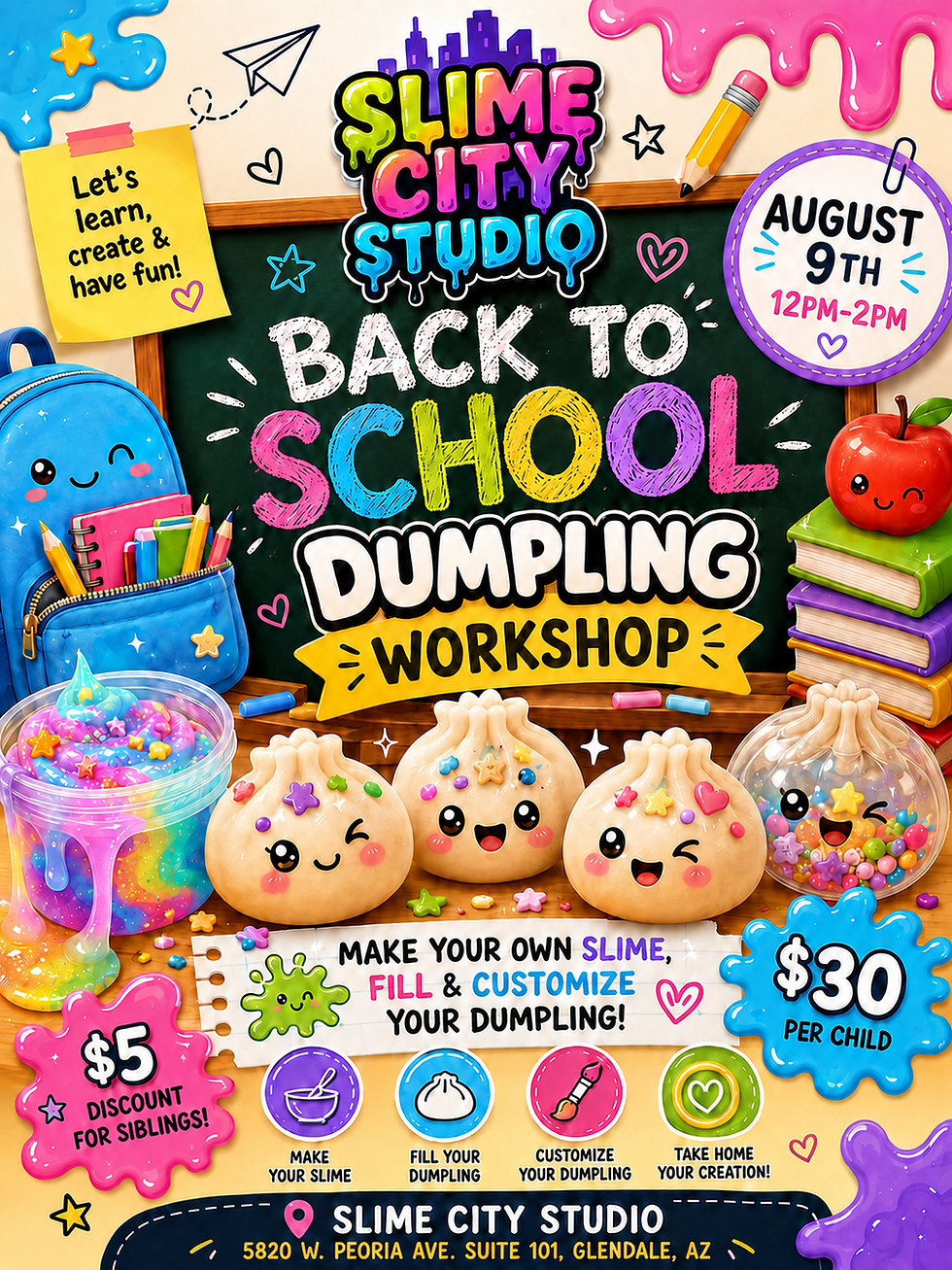 Back to School Dumpling Workshop