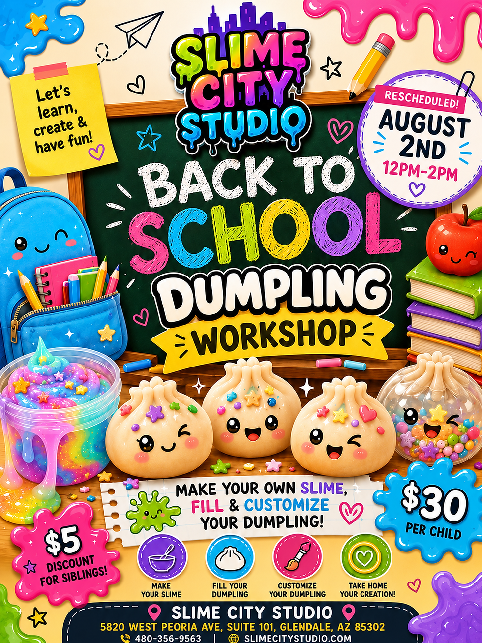 Back to School Dumpling Workshop