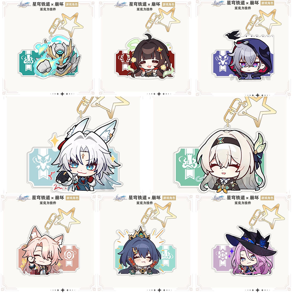 Thumbnail: [Swipe For More] Honkai: Star Rail Keychain