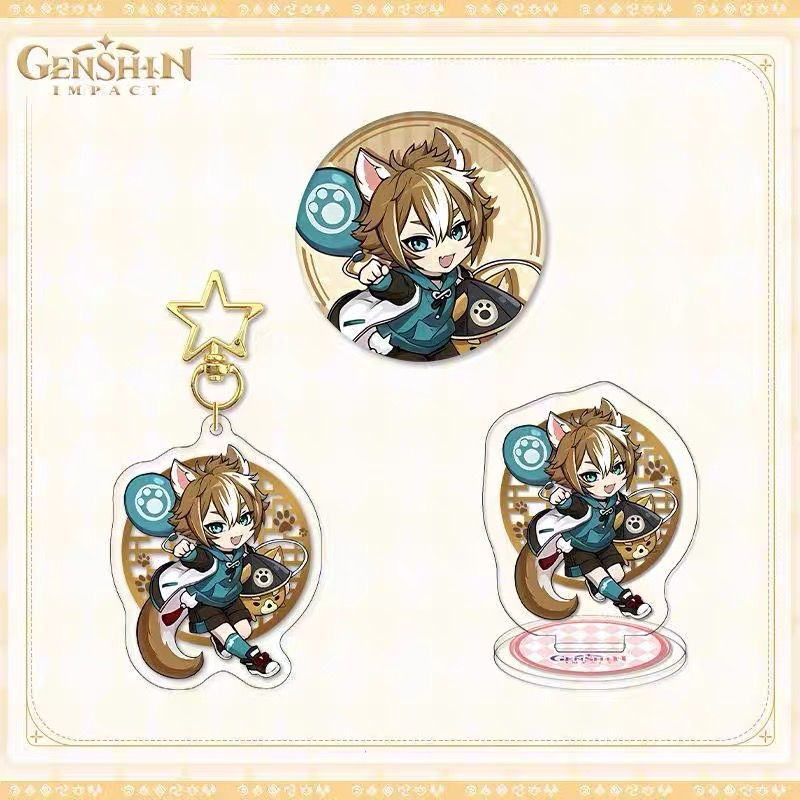 Thumbnail: [Check Description] Genshin Standee/Keychain/Badge 