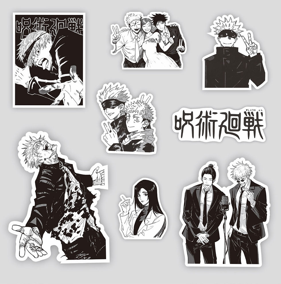 Thumbnail: Jujutsu Kaisen Manga Sticker Pack 