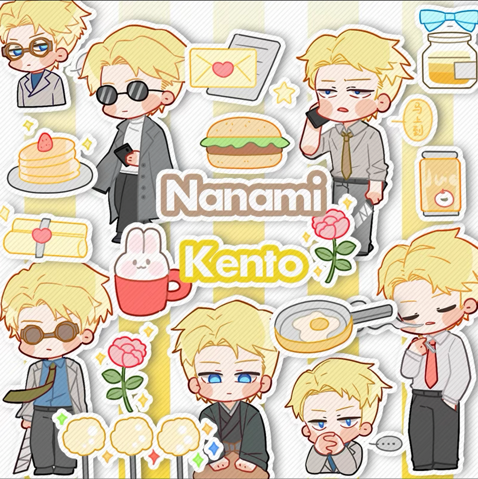Thumbnail: Jujutsu Kaisen Glittering Stickers Pack