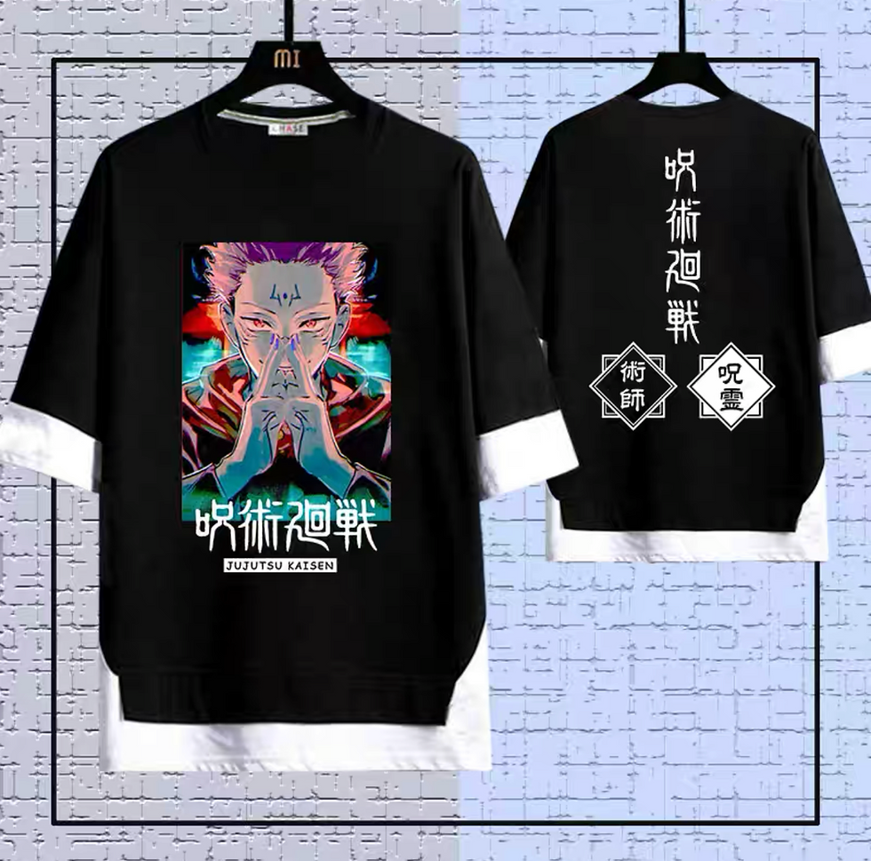 Thumbnail: Jujutsu Kaisen T-shirts 14 pattern to choose from