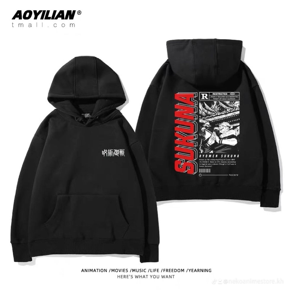 Thumbnail: Jujutsu Kaisen High Quality Hoodie [Short Fur Inside}