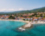Platamon, plaža iz vazduha