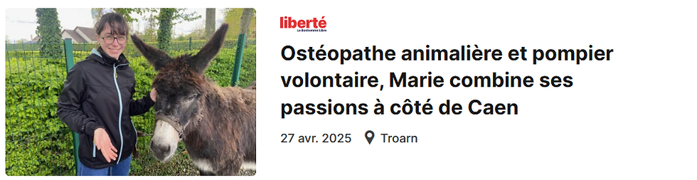 Nouvel article dans la presse locale