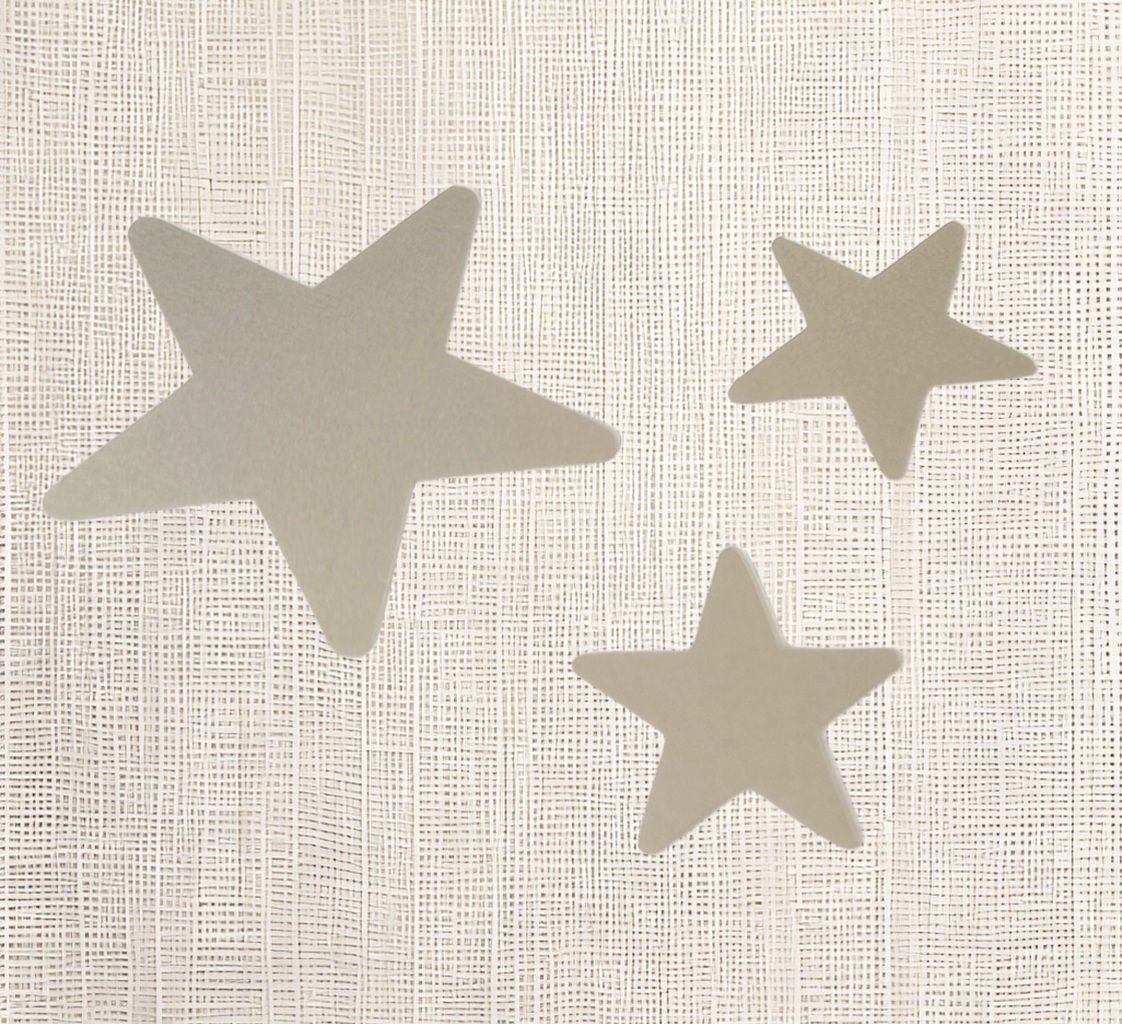 Etoiles argentées | Motif vinyle