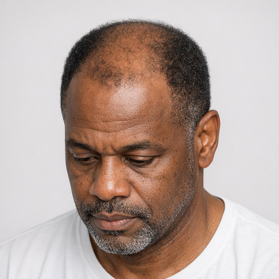 A New Approach to Men’s Hair Loss: What Every Black Man Should Know About Food, Hormones, and Holistic Scalp Care