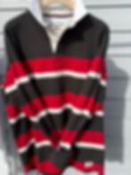 Charcoal and Chille stripe