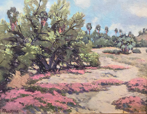 1252. Spring in Palm Springs
Artist: Rodolfo Rivademar
14x18 oil on canvas