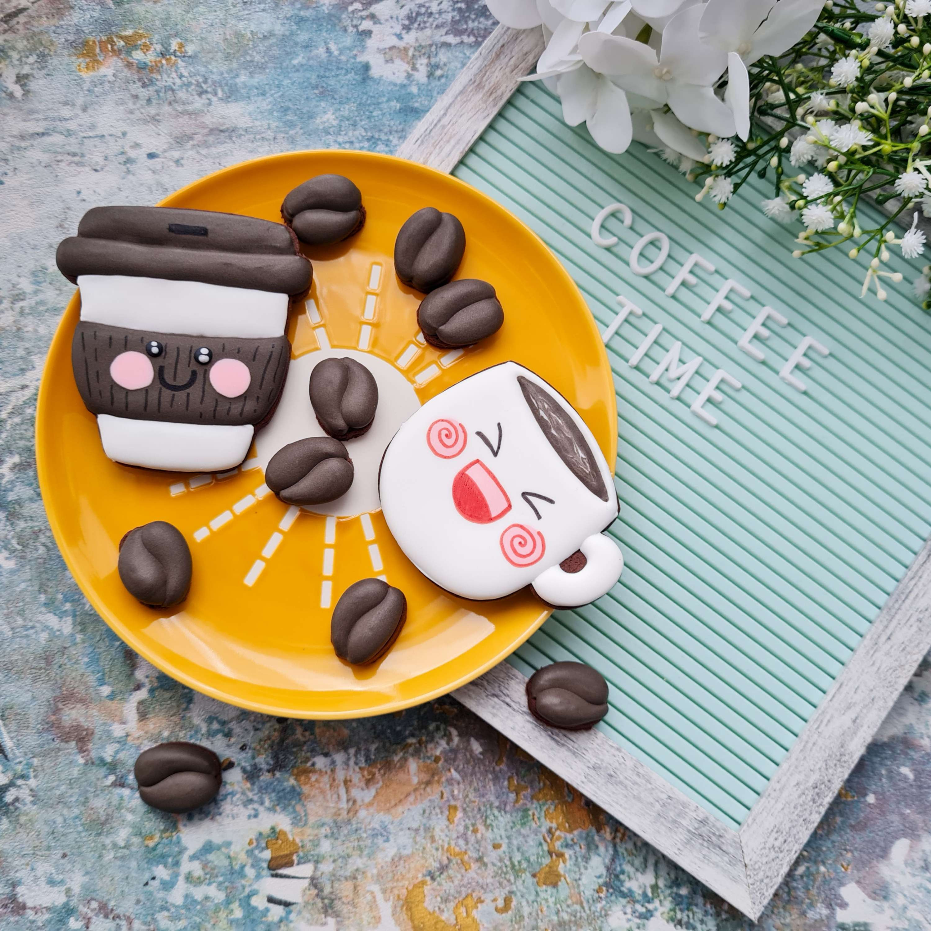 Kawaii Coffee Lover Biscuit Gift Set