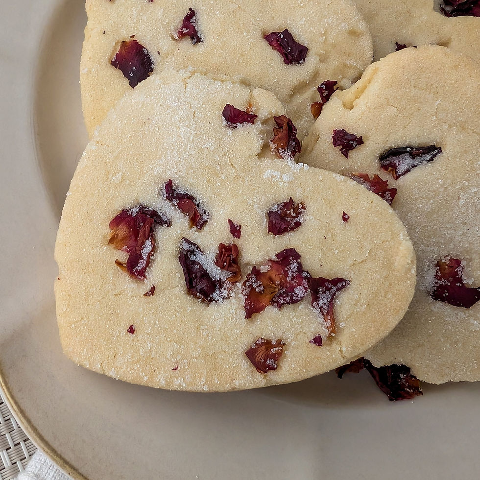 Thumbnail: Vegan Biscuits, Rose Flavoured