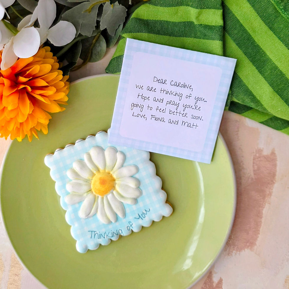 Thumbnail: The "Thinking of You" Hand-Iced Daisy Biscuit