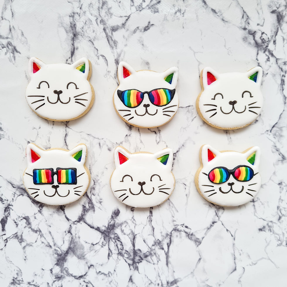 Thumbnail: Pride Month Cat Lover Biscuit Gift