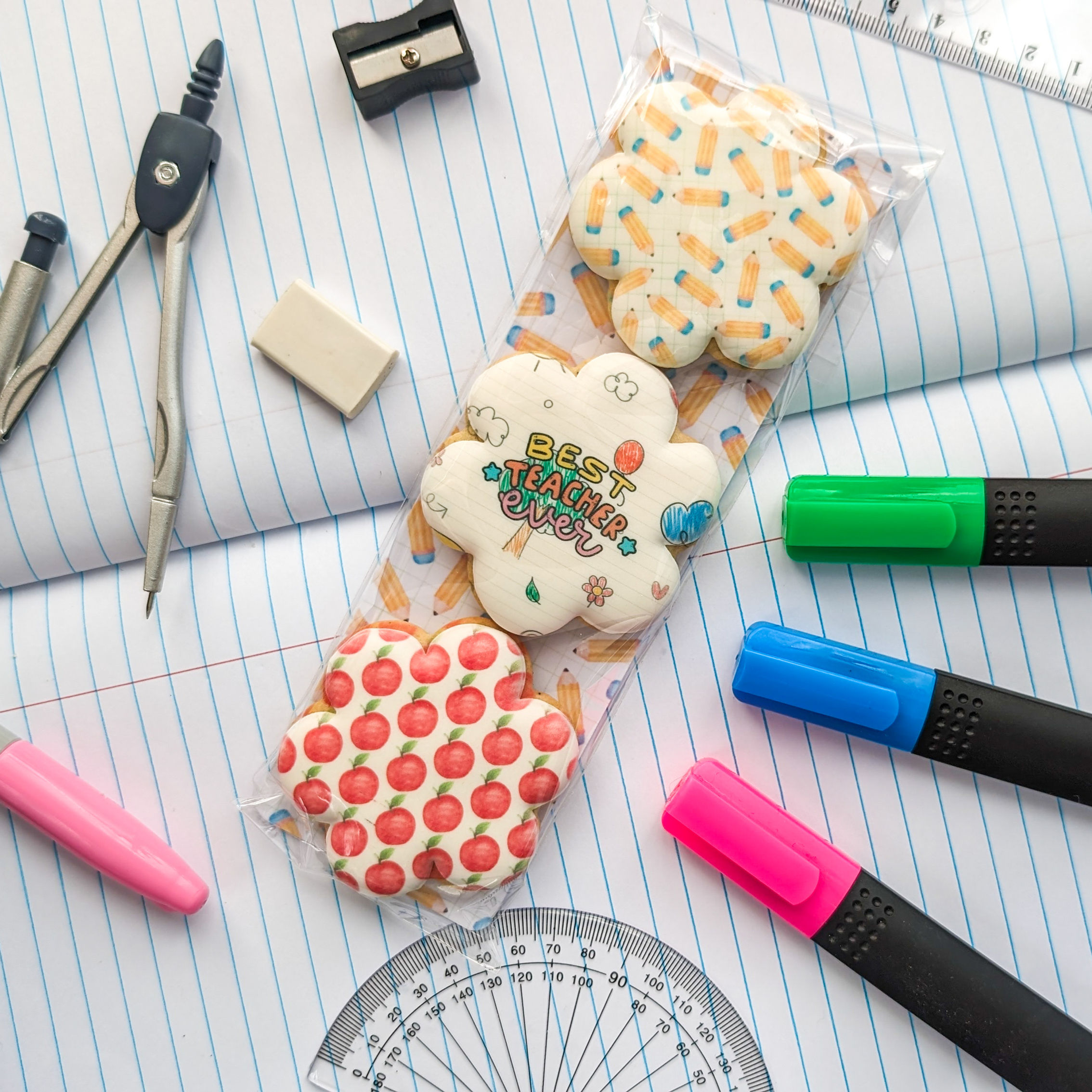 Best Teacher Ever Biscuit Gift