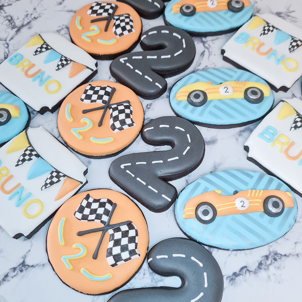 Thumbnail: Racing Car Biscuits Gift Box