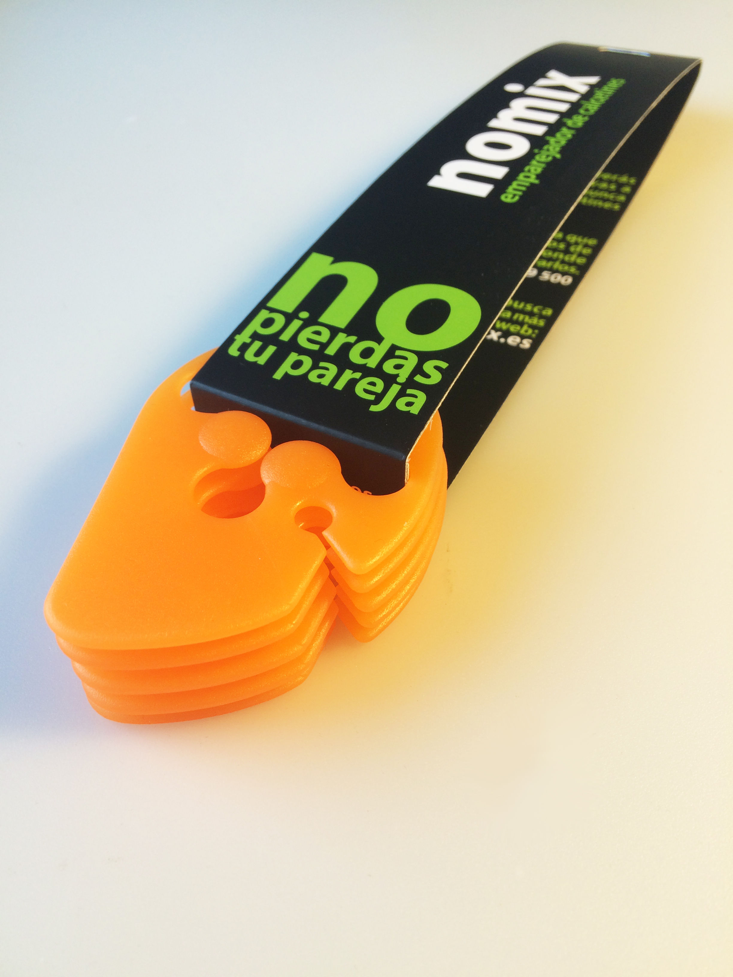 Emparejador de Calcetines NOMIX Pack 5U. (Naranja)