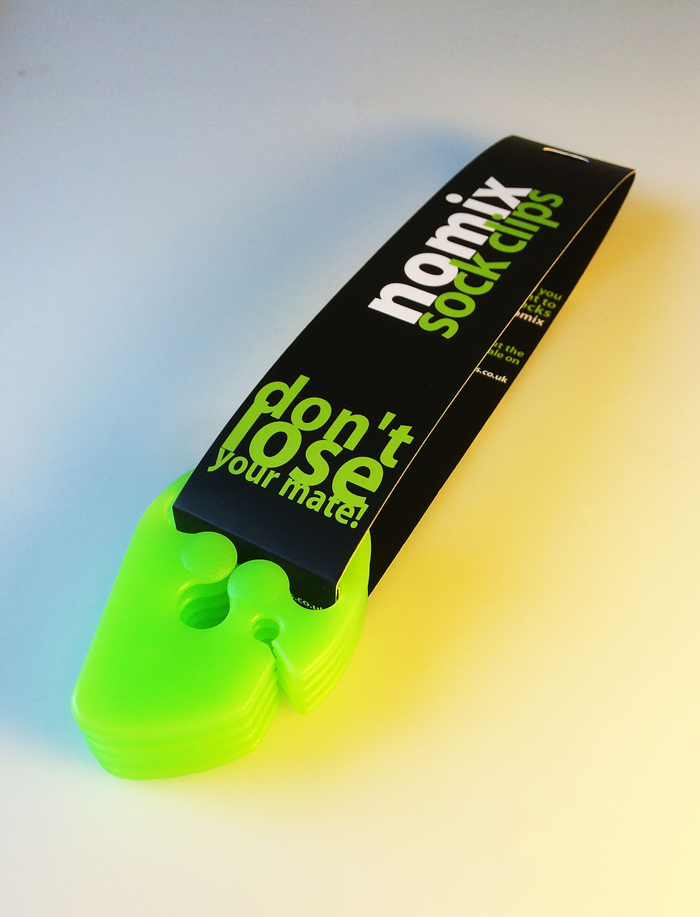 Thumbnail: NOMIX Sock Sorter Pack 5Uts. (Green Sock Clips)