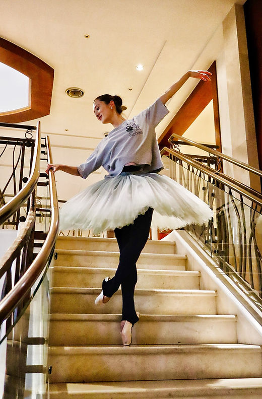チュチュボン　グラデーション　Mia dancewear S Ordermade pancake tutu graduation colors / オーダーメイドチュチュ