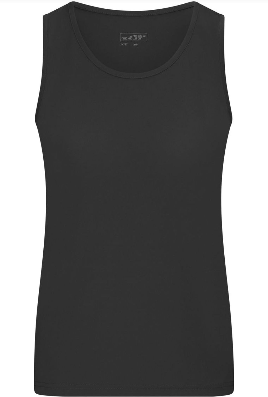 Tanktop polyester zwart