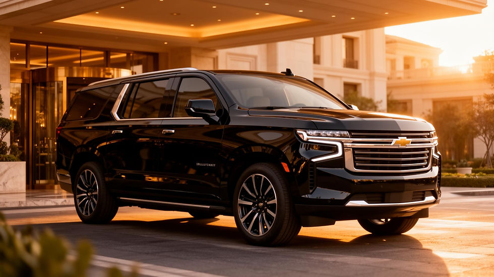 Professional wedding transportation in West Michigan. Bridal party shuttles, guest hotel transfers, and luxury SUV service. Reliable, punctual, and minimalist luxury.