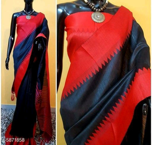 Thumbnail:  Trendy Stylish Raw Silk Sarees (PR73F) 