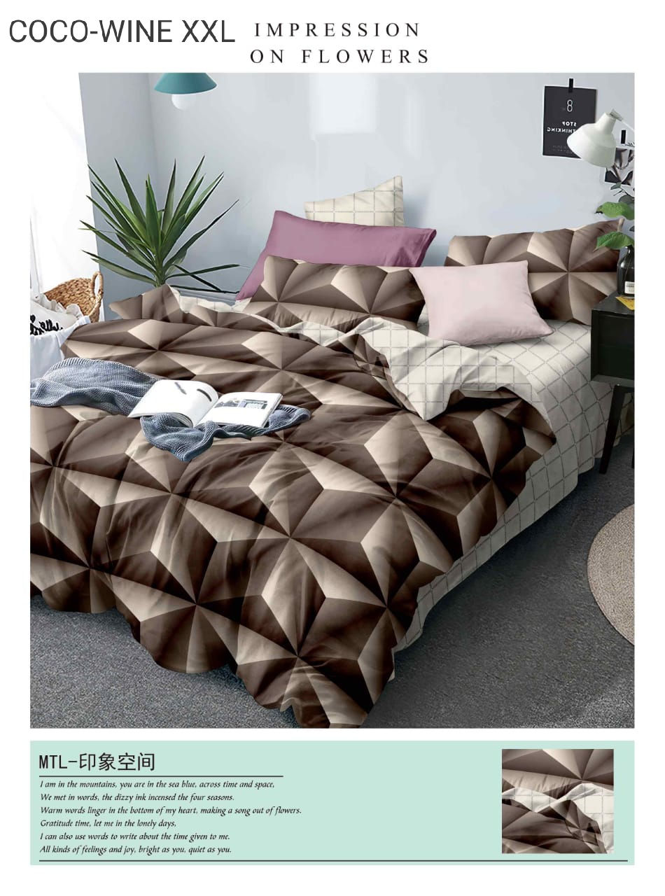 Thumbnail: COCO WINE XXL Bedsheet(GH165) 