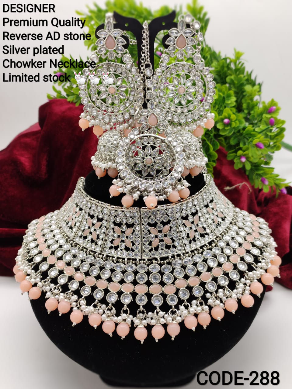 Thumbnail: Choker Necklace (AN288S) 