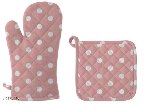 Thumbnail:  Elegant Gloves & Pot Holder Combo  (PR3F) 