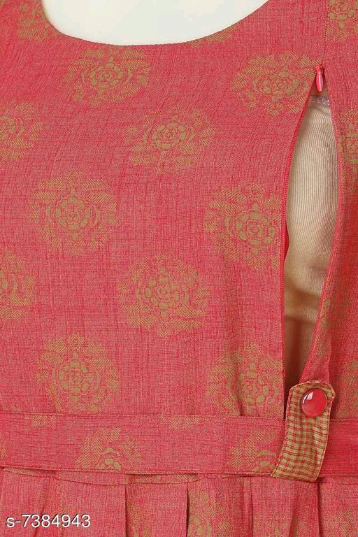 Thumbnail: Maternity cum Feeding Printed Kurti (PR95F) 
