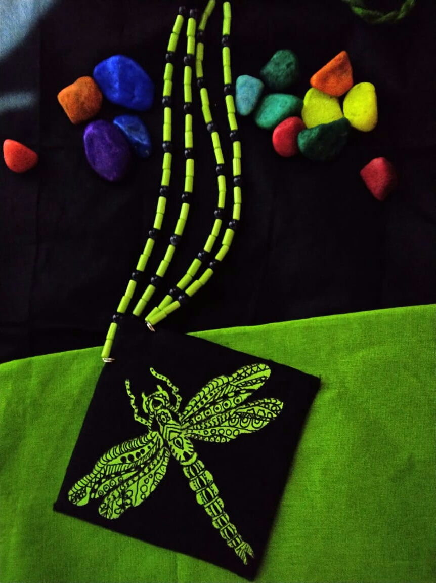 Thumbnail: Handmade Fancy Necklace by local artisans(RAK45) 