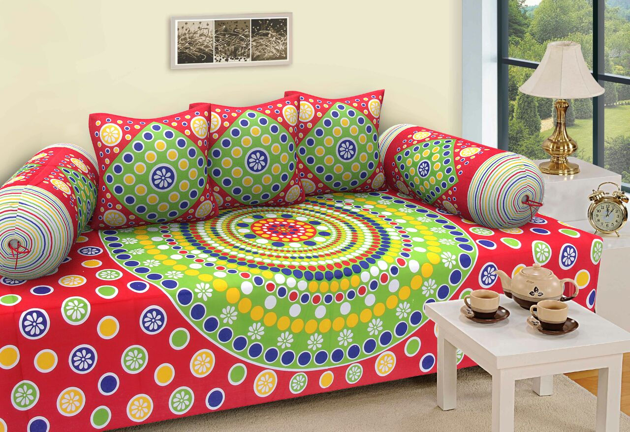 Jaipuri Cotton diwan set (GH6F)